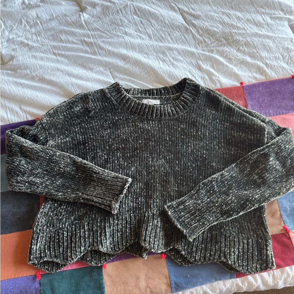 LA Hearts Velvet Sweater
